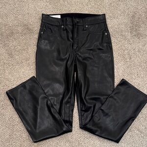 GAP Vintage Slim High Rise Pants - Black
